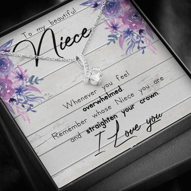 Beautiful Niece 'Crown' Alluring Beauty Necklace - Love You This Much